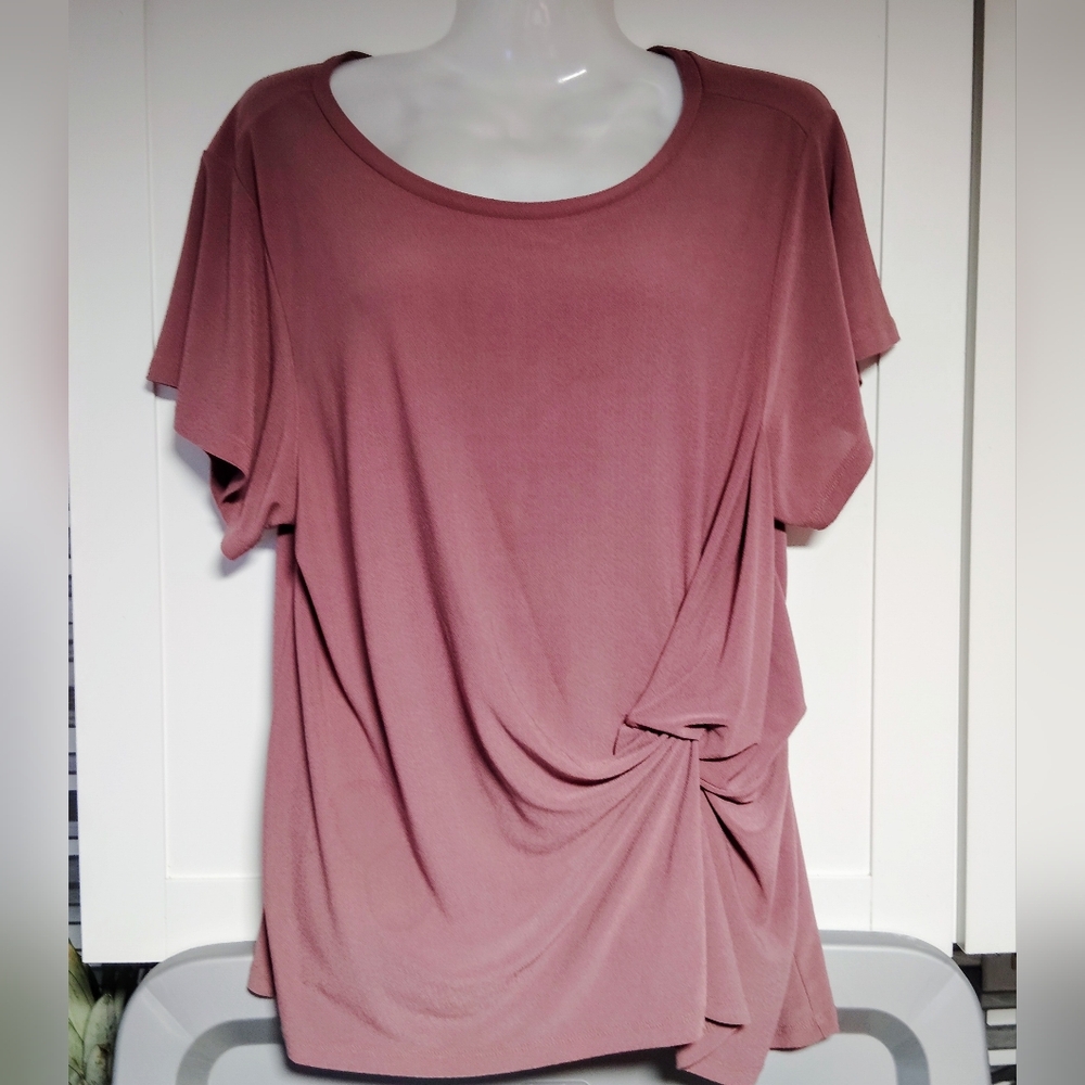Leith Knot/Tucked blouse Sz-S